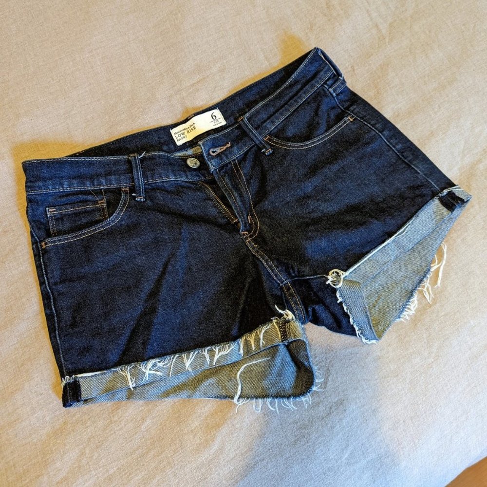 Abercrombie Low Rise Jean Shorts